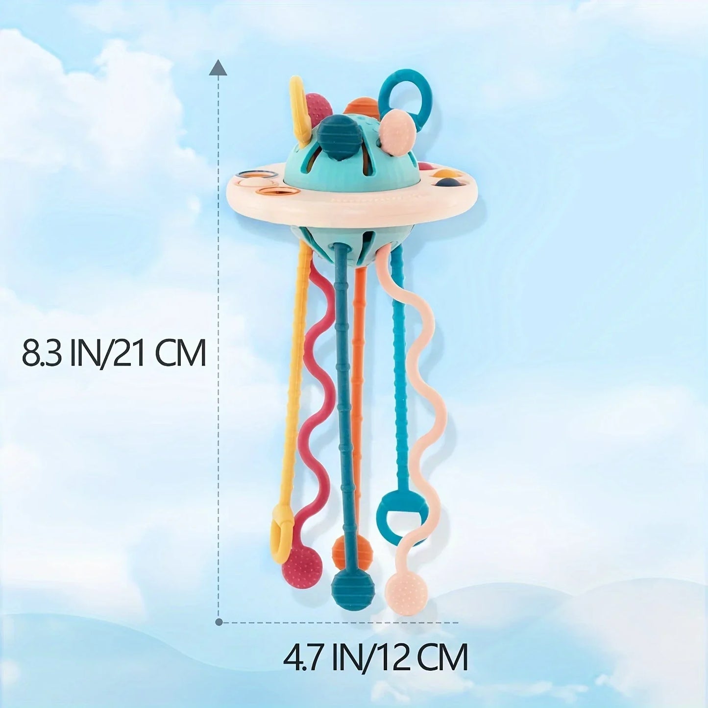 SensoryUfo™ Montessori Pull String Speelgoed