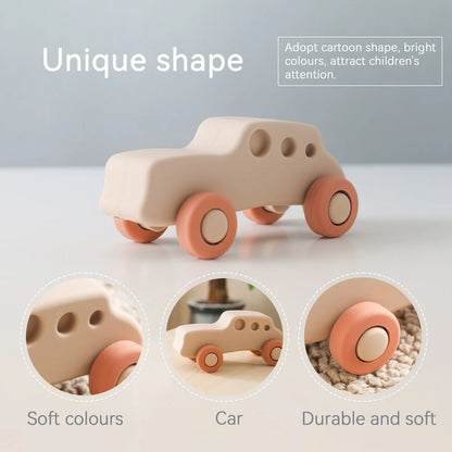 PureDrive Montessori Siliconen Speelgoed Auto