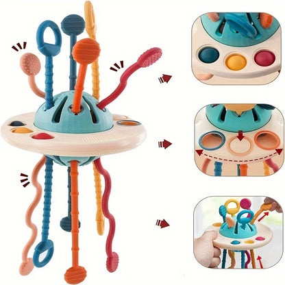 SensoryUfo™ Montessori Pull String Speelgoed