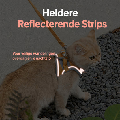 SafeWalk™ Katten -en hondentuigje + GRATIS Riem