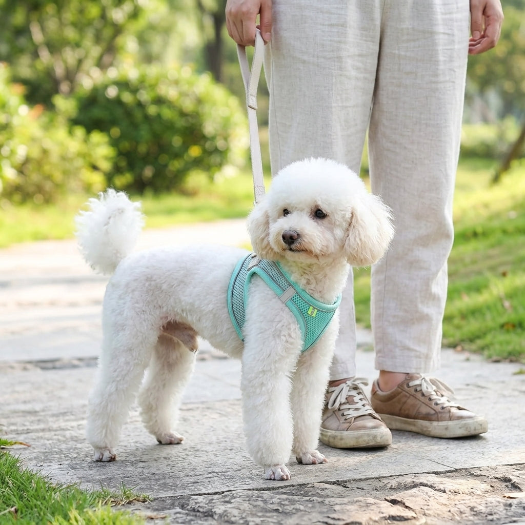 SafeWalk™ Reflecterend & Ademend Honden-, en kattenharnas
