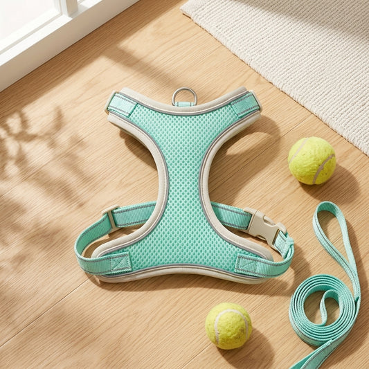 SafeWalk™ Reflecterend & Ademend Honden-, en kattenharnas