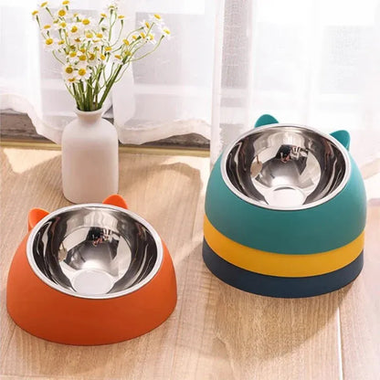Luxe 2-in-1 Voerstation – Cute Comfort Editie
