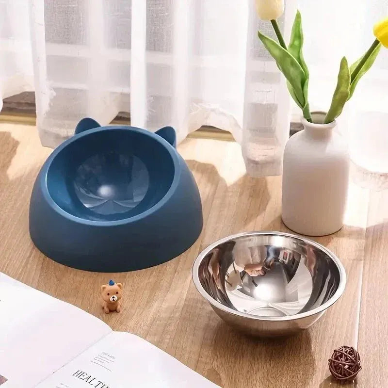 Luxe 2-in-1 Voerstation – Cute Comfort Editie