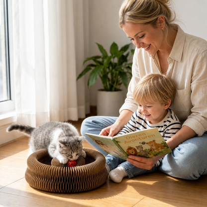 Babs&Bo KittyCurls – Interactief Kattenspeeltje voor Mentale en Fysieke Stimulatie