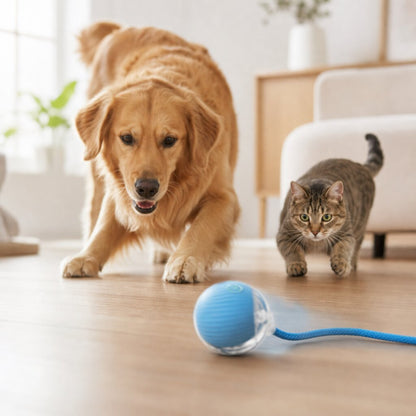SpeelMaatje – Interactieve Speelbal voor Hond & Kat